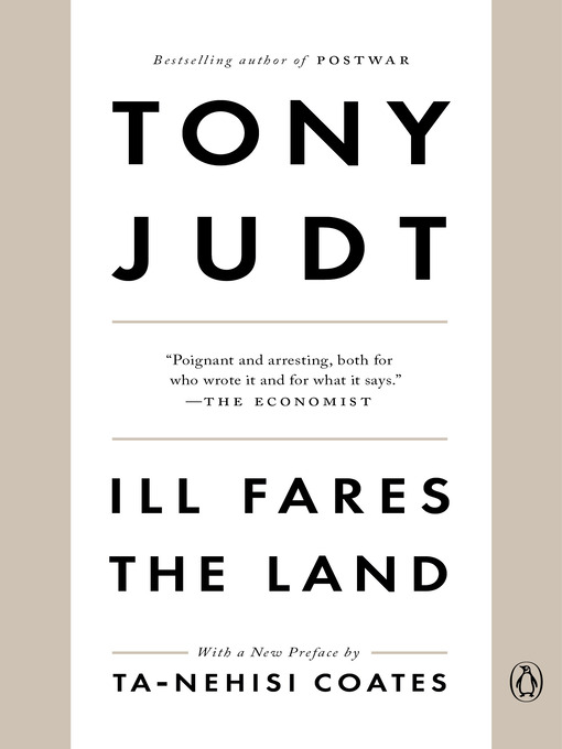 Title details for Ill Fares the Land by Tony Judt - Wait list